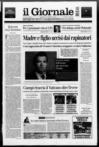 Il giornale : quotidiano del mattino